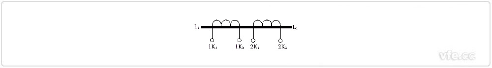 多變比電流互感器結(jié)構(gòu)原理圖 多變比電流互感器結(jié)構(gòu)原理圖