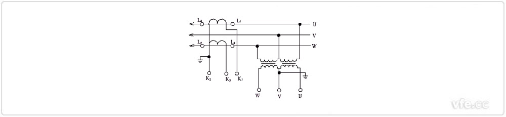 兩臺(tái)電流互感器和電壓互感器V/V接線(xiàn) 兩臺(tái)電流互感器和電壓互感器V/V接線(xiàn)
