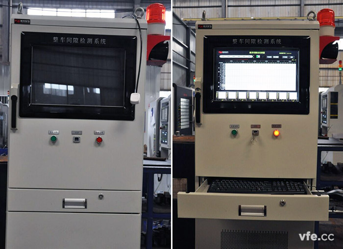 磁浮整車間隙檢測系統(tǒng)實(shí)物圖 磁浮整車間隙檢測系統(tǒng)實(shí)物圖